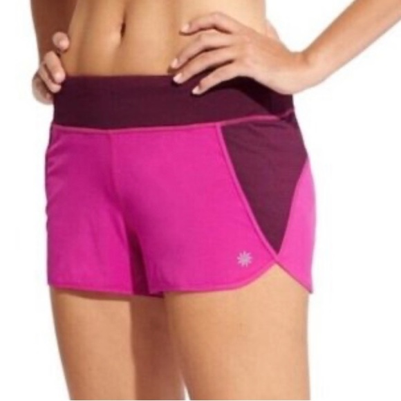 Athleta Pants - Athleta Track This Run Athletic Shorts Women Electric Fuchsia Size Large